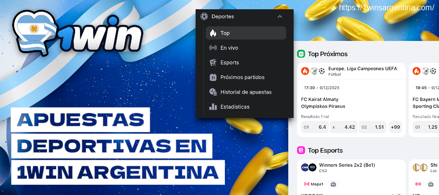 Apuestas deportivas en 1win