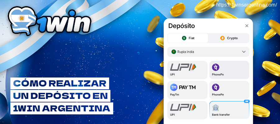 Depósito en 1win Argentina