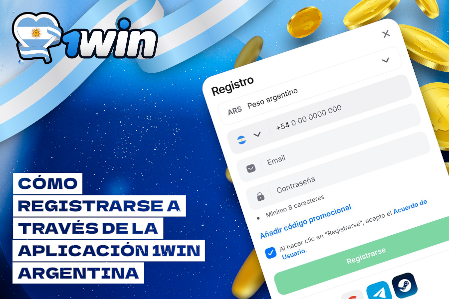 Cómo registrarse de la app 1win