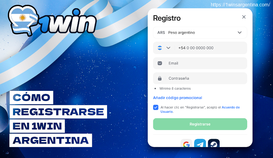 Cómo registrarse en 1win