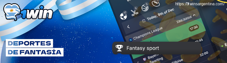 Deportes de fantasía 1win